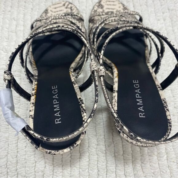 Rampage Emilia Sandals‎ High Heels Size 7.5 Womens New with defect - Picture 12 of 16